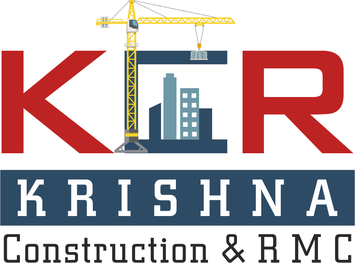 Krishna Construction & RMC logo